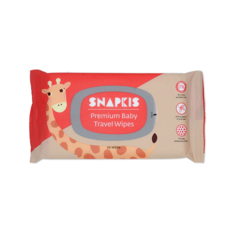 Snapkis Premium Baby Travel Wipes 20pc - Bundles